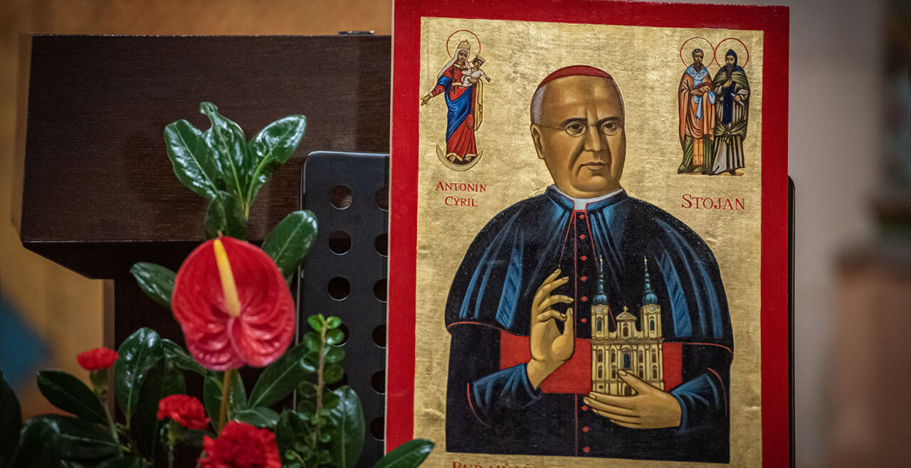 Erzbischof Antonin Cyril Stojan, moderne Ikone  - © Foto: Dominik Novák – Clovek a Víra