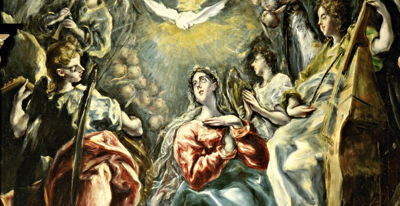immaculate conception el greco - © IMAGO / Album  Ausschnitt aus: El Greco,  Inmaculada Concepcion, 1613