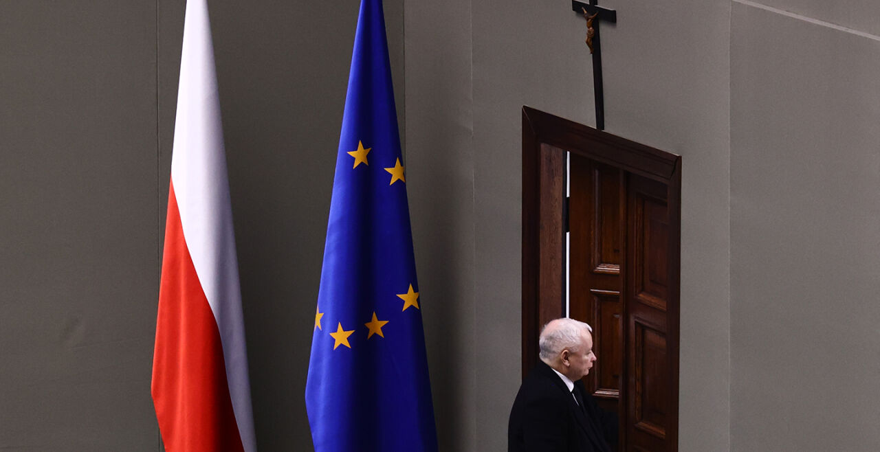 Jarosław Kaczyński - © Foto: Getty Images / NurPhoto / Jakub Porzycki