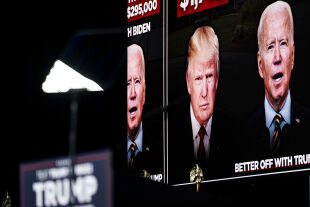 US-Wahlkampf Trump Biden - © Foto: Getty Images / Bloomberg / Al Drago