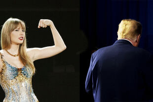 Taylor Swift, Donald Trump  - © Collage: Getty Images Javier/ Future Publishing / Eyepix Group / Vicencio bzw APA / AFP / Christian Monterrosa