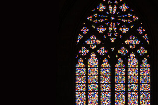 richterfenster im kölner dom - © Foto: Getty Images / In Pictures  / Mike Kemp  -  Galsfenster von Gerhard Richter im Kälner Dom (2007)