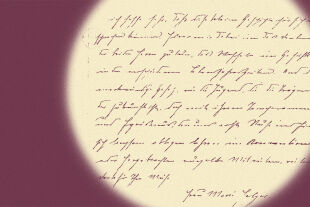 Marie Holzer Handschrift - © Foto: Forschungsinstitut Brenner-Archiv, Nachlass Ludwig von Ficker