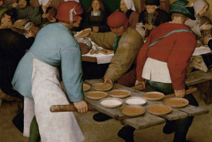 Bauernhochzeit Bruegel - © Bild: Wikipedia (Gemeinfrei)