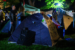 Uni Wien Palästina Campus Protest - © Foto: APA / Max Slovencik