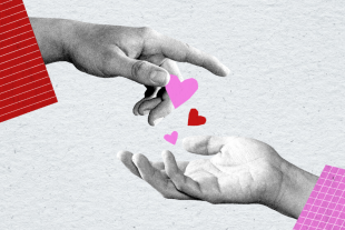 Liebe, Freundschaft, Hände, Herzen - © Collage Studio Fritti (unter der Verwendung von iStock / Carlos Andres Serna Pulido)