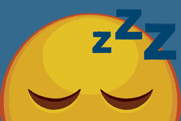 Emoji, schlafen, müde, Facebook, Social Media - © Illustration: Rainer Messerklinger