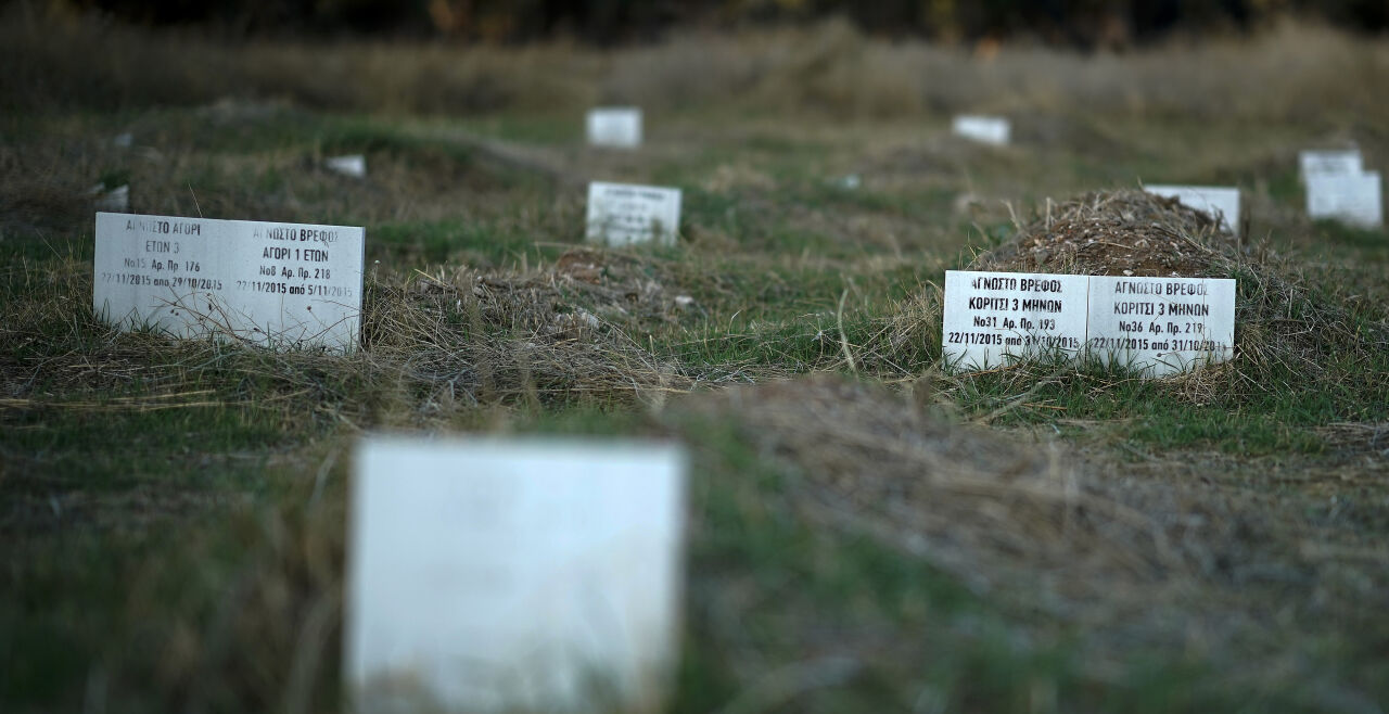 Friedhof Lesbos - © Foto: Getty Images / Christopher Furlong