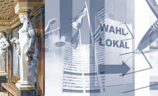 Demokratie - © Collage: R M (unter Verwendung von Bildern von iStock/spastonov, /sasar, /JacobH, /Luftklick, / Ralf Geithe, /Alfonso Sangiao und /D-Keine)