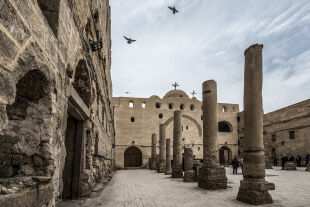 Weißes Kloster  - Das "Weiße Kloster" in Mittelägypten. - © Foto: APA / AFP / Khaled Desouki
