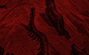 unheimlich - Unheimlich wirkendes Bild in Rot und Schwarz - © iStock/duncan1890