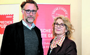Sebastian Loudon und Gabriela Bacher - Haben Vertreter der Medienbranche zusammengebracht: Sebastian Loudon (li.) und Gabriela Bacher, die eine Debatte anstoßen wollen.  - © Foto: Regine Hendrich