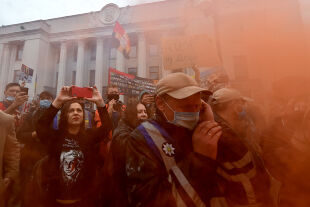 Kiew protests - © Foto: APA/AFP/Sergei Supinsky