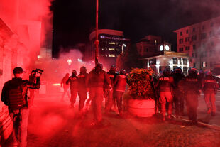 Italien Proteste - © Foto: APA / AFP /Andreas Solaro 