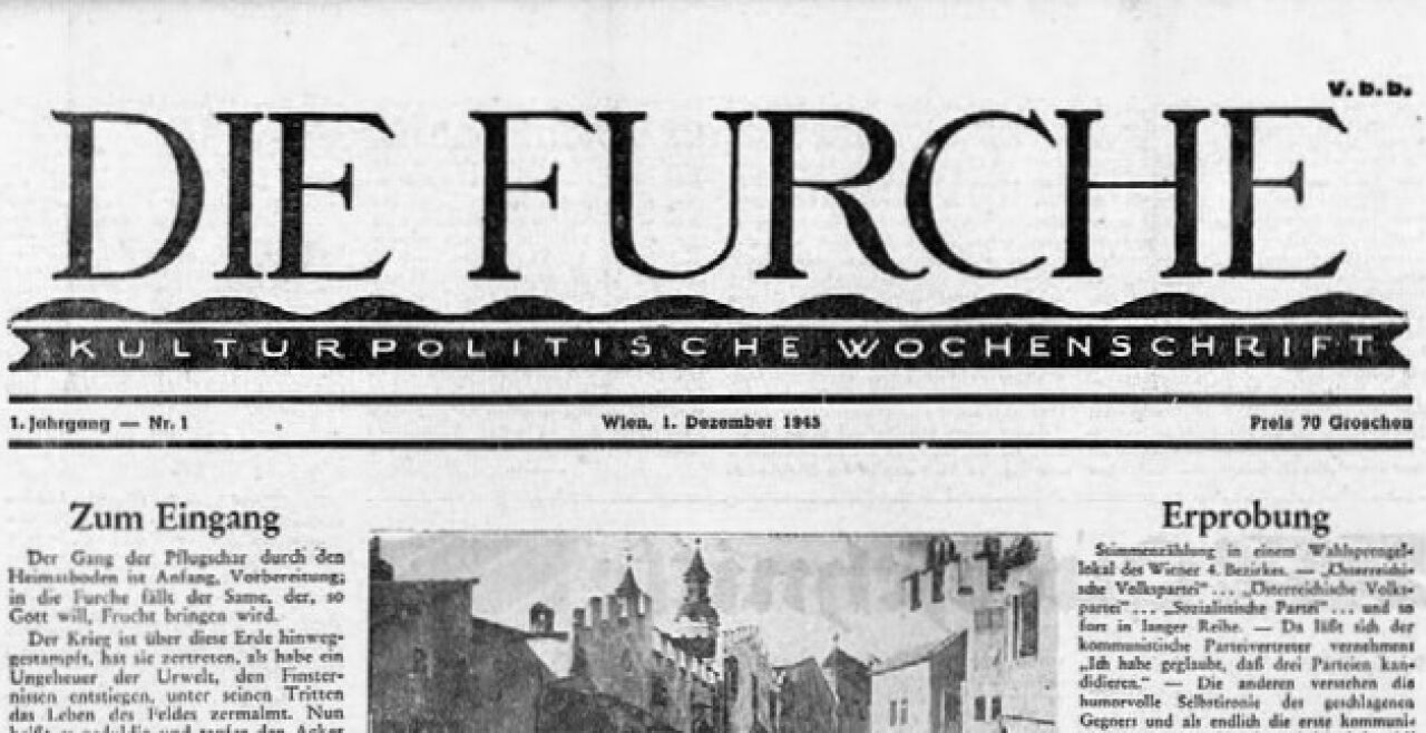 Furche alt sw - © Foto: Die Furche