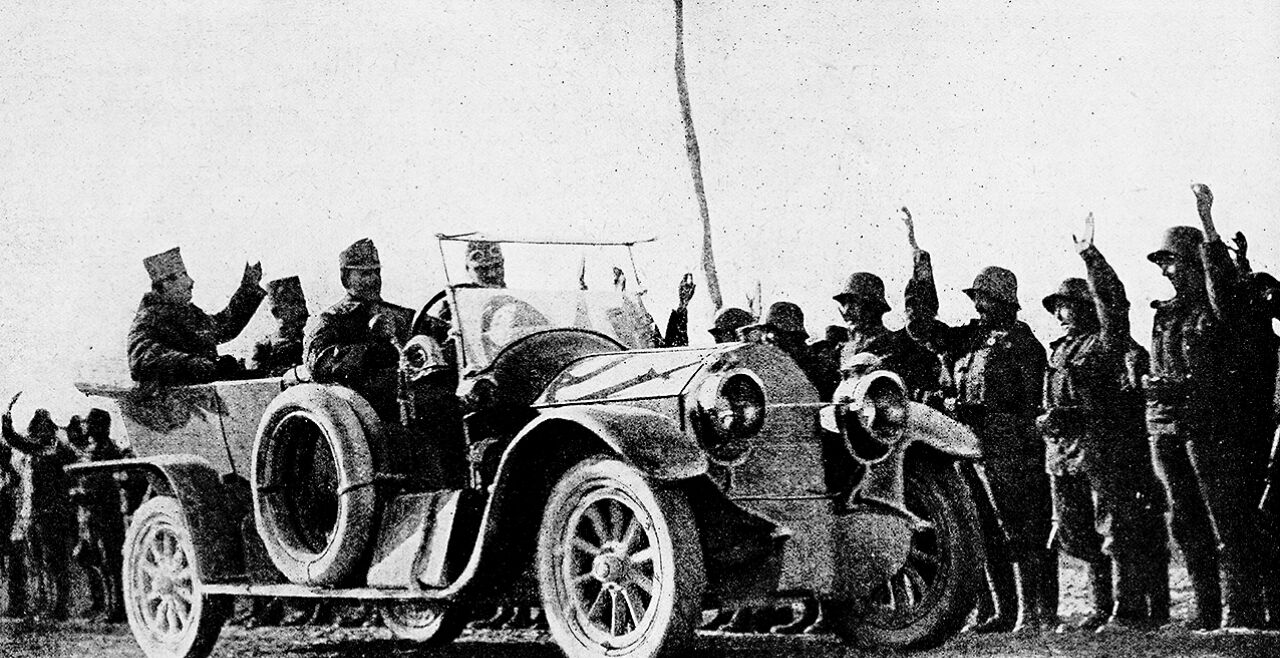 Kaiser Karl I Anfang 1918 in Italien. - Abschiedsgruß der Monarchie - © Foto: DEA / Biblioteca Ambrosiana 