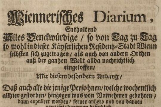 wr. zeitung 1703 - © wikimedia