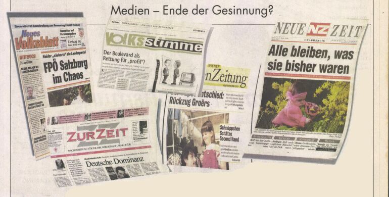 Medien Medienlandschaft Zeitung Pressefreiheit Titelbild