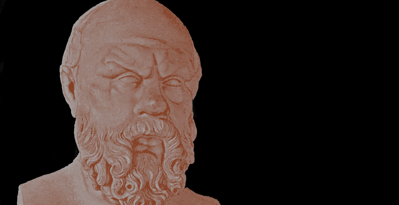 Sokrates - © Bild: iStock/clu (Bildbearbeitung: Rainer Messerklinger)