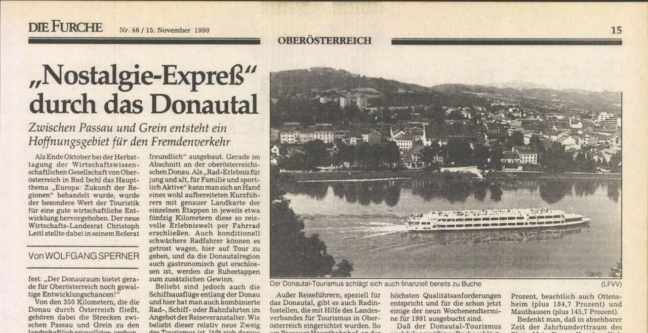 Nostalgie-Expreß durch das Donautal