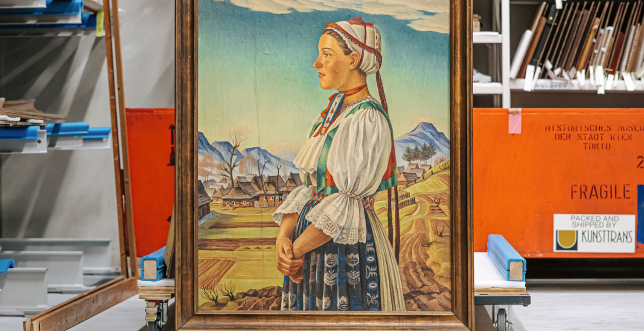Hertha Karasek-Strzygowski: Jungbäuerin aus Münnichwies - © Foto: Paul Bauer; © Wien Museum