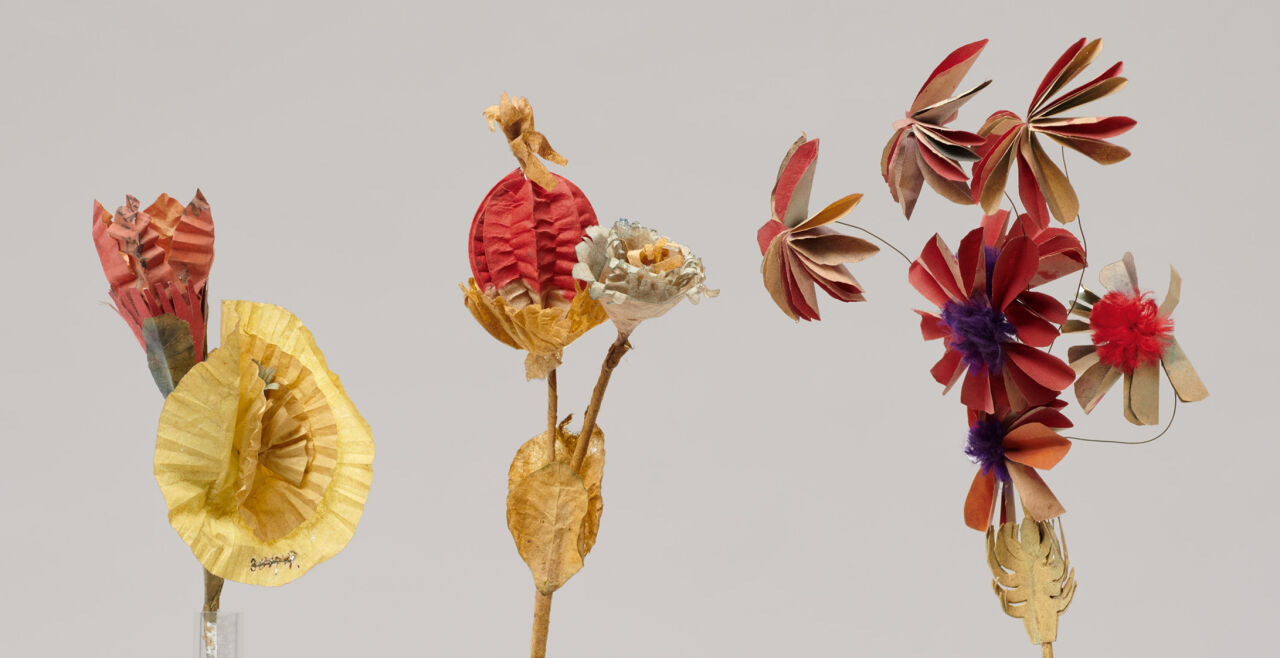 Papierblumenstrauß - © Foto: © KHM-Museumsverband