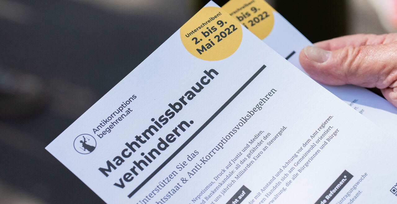 Volksbegehren - © Foto: APA / Georg Hochmuth