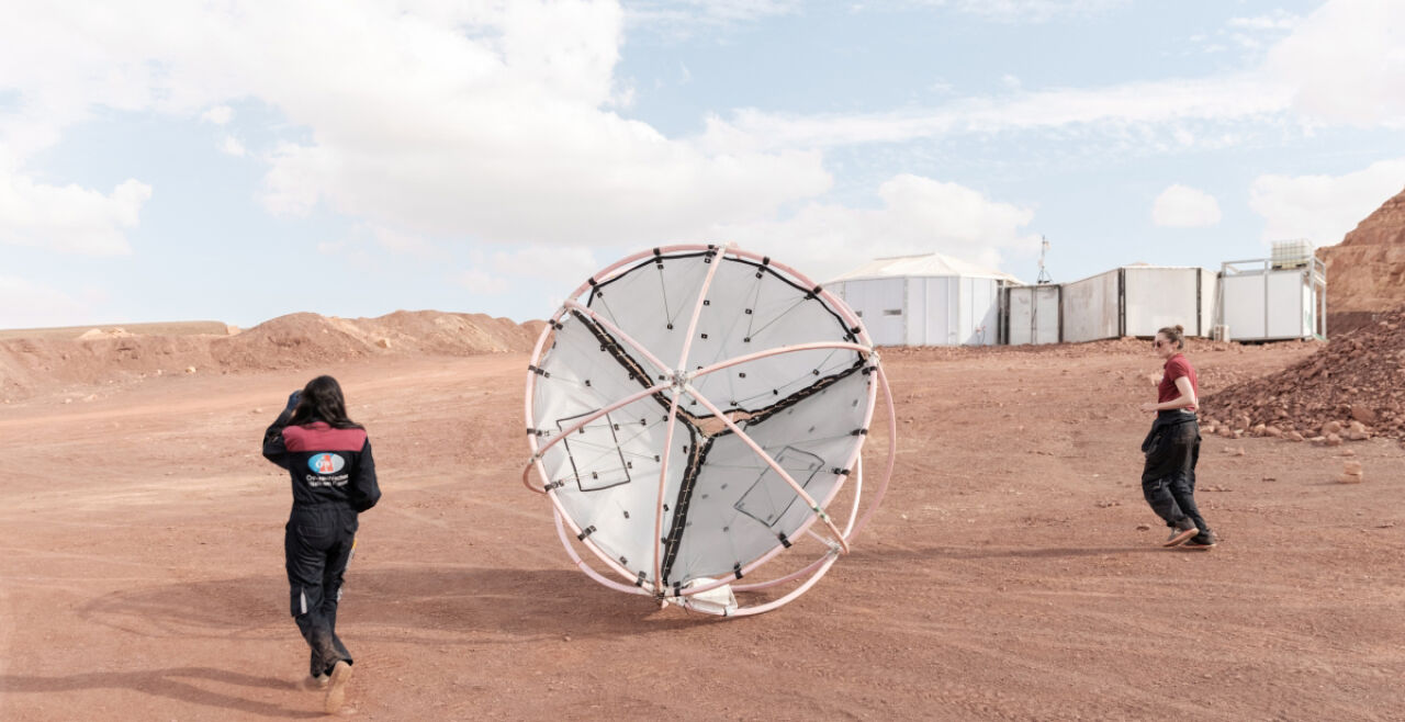 Mars Rover - Der „Tumbleweed“ wurde nach jenen Sträuchern benannt, die einsam durch die Steppe rollen. - © Foto: OeWF (Florian Voggender), oewf.or