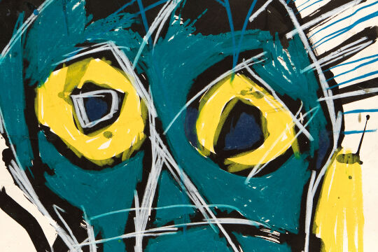 Jean-Michel Basquiat - © Jean-Michel Basquiat: Untitled, 1982; Acryl und Ölkreide; Private Collection; Foto: Peter Schuhböck © Estate of Jean-Michel Basquiat. Licensed by Artestar, New York