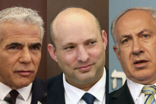 Israel Kandidaten - © Fotos: APA / AFP / Pool / Abir Sulta; A / AFP / Pool / Gil Cohen-Magen; PA/AF