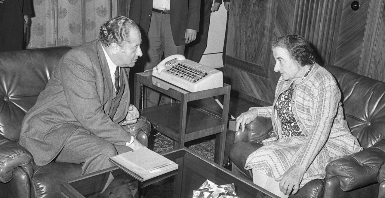 Bruno Kreisky und Golda Meir - © Foto: picturedesk.com / brandstaetter images / Votava